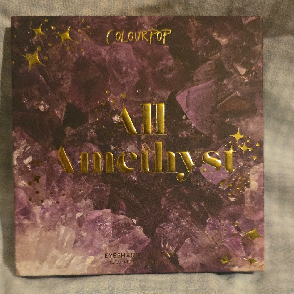 ColourPop All Amethyst Eyeshadow Palette - Gold and Purple